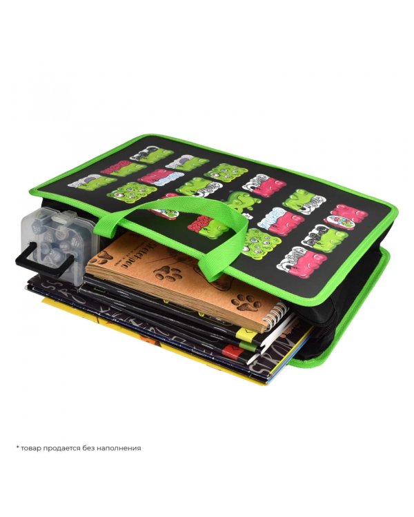 Папка для школьных тетрадей пластиковая Желейные мишки, А4