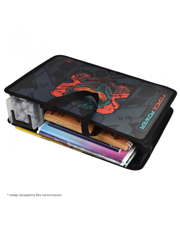 Папка для школьных тетрадей пластиковая Кибер, А4