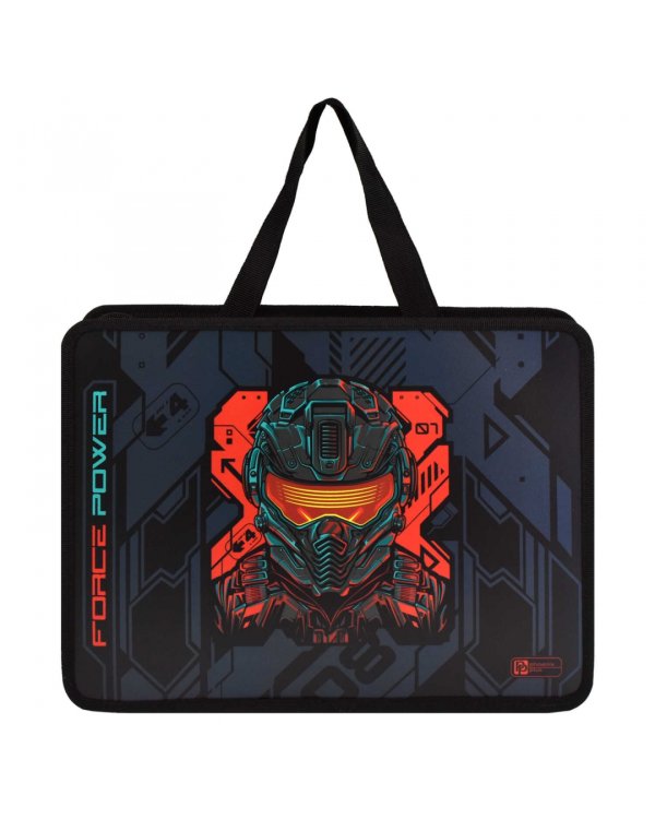 Папка для школьных тетрадей пластиковая Кибер, А4