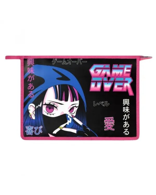 Папка для школьных тетрадей пластиковая Кибераниме, А4