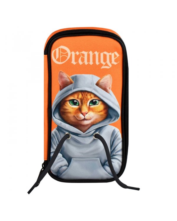 Пенал школьный Кот