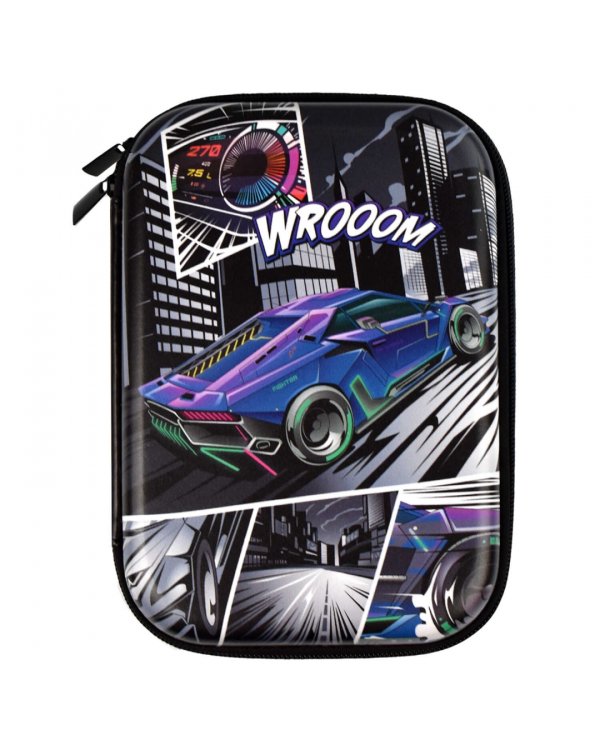 Пенал школьный Гонки