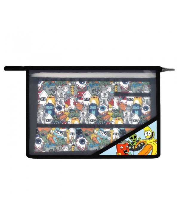 Папка для уроков труда пластиковая Монстрики, А4