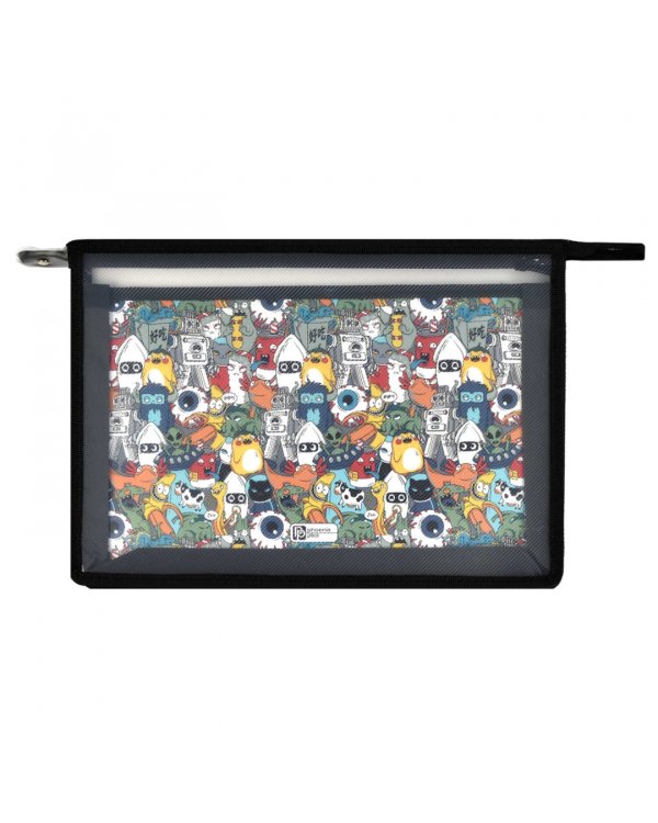 Папка для уроков труда пластиковая Монстрики, А4