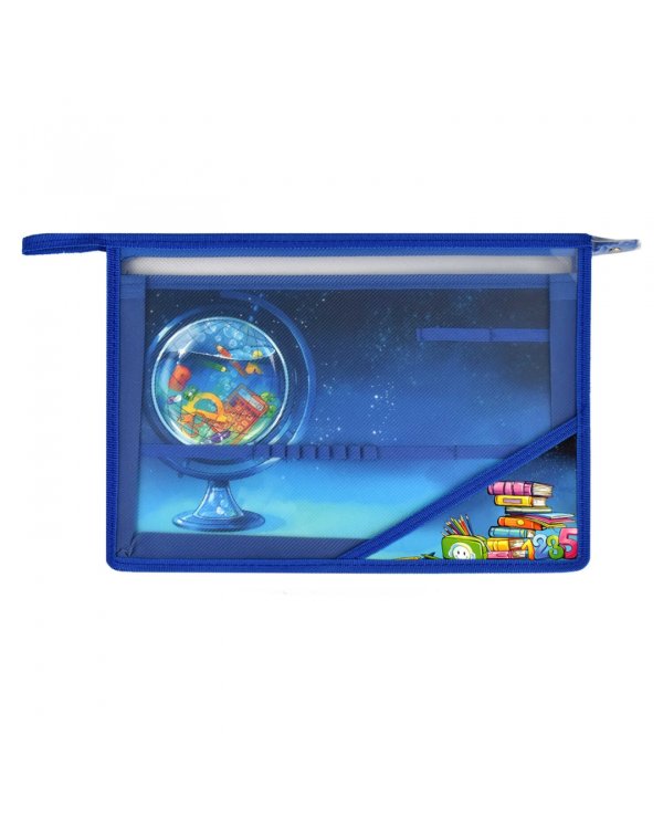 Папка для уроков труда пластиковая Глобус, А4