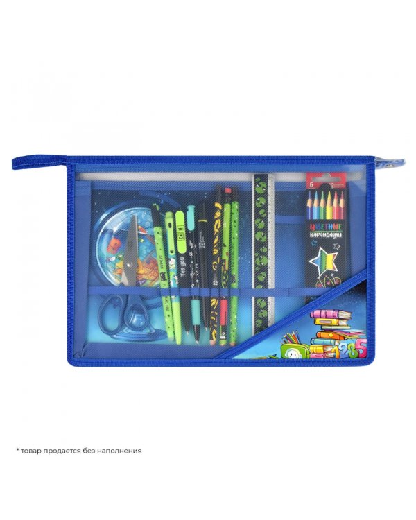 Папка для уроков труда пластиковая Глобус, А4