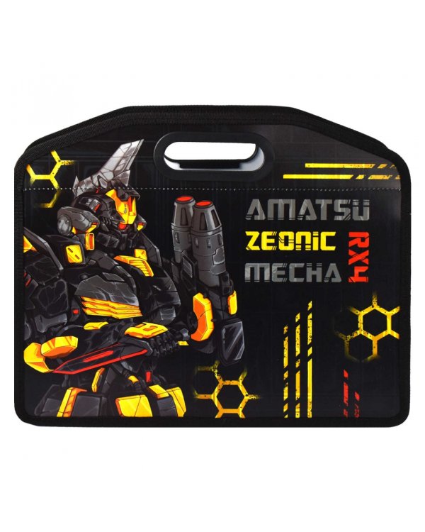 Папка для школьных тетрадей пластиковая Роботы, А4