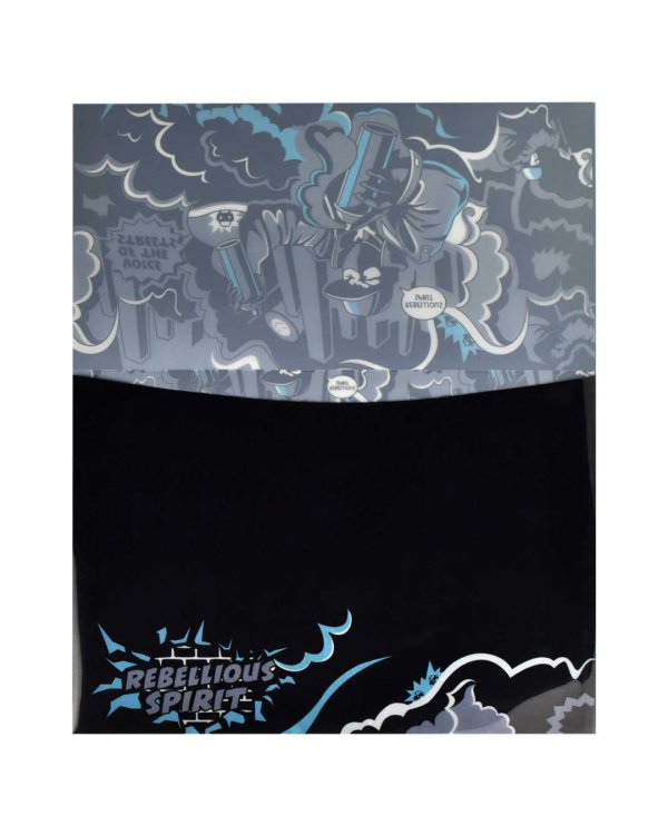 Папка для школьных тетрадей пластиковая Бунтарский дух, А4