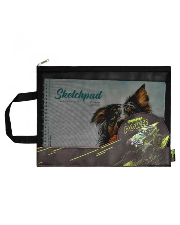 Папка для школьных тетрадей Монстр-трак
