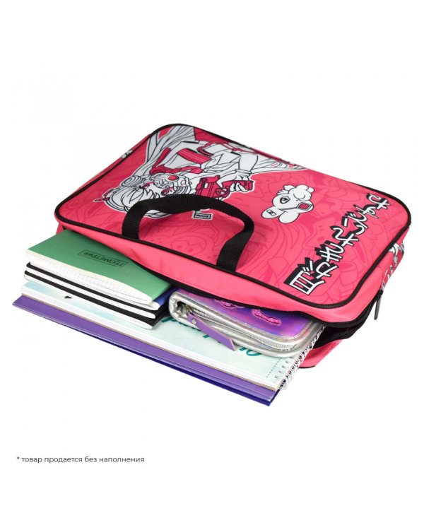 Папка для школьных тетрадей Девушка, А4, 1 отделение