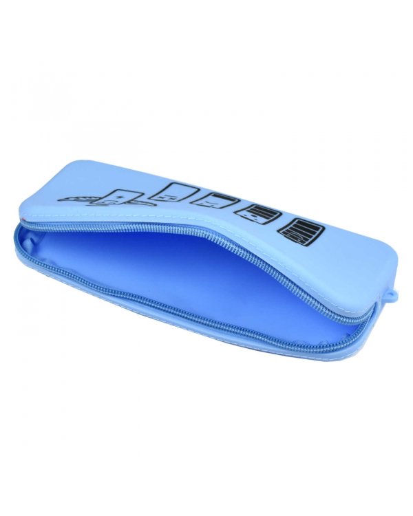 Пенал школьный Батарейки, силиконовый