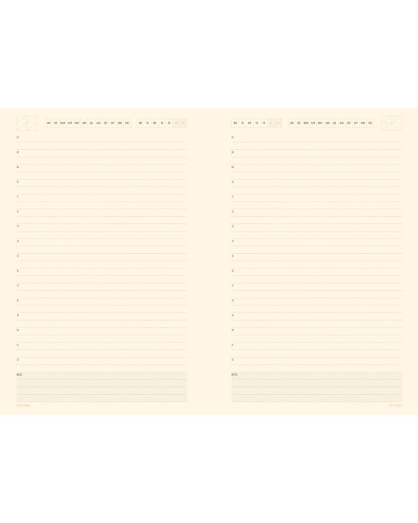 Ежедневник OXFORD, недатированный, 136 листов, А5, чёрный