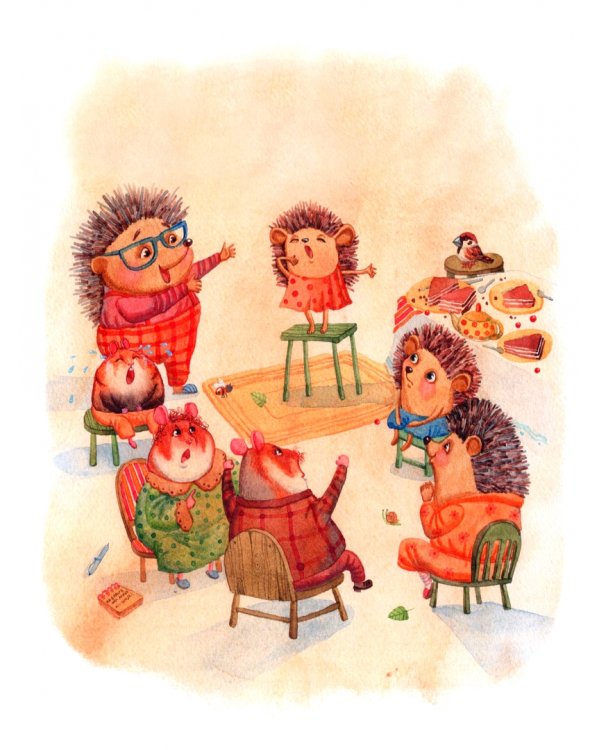 Жили-были ежики