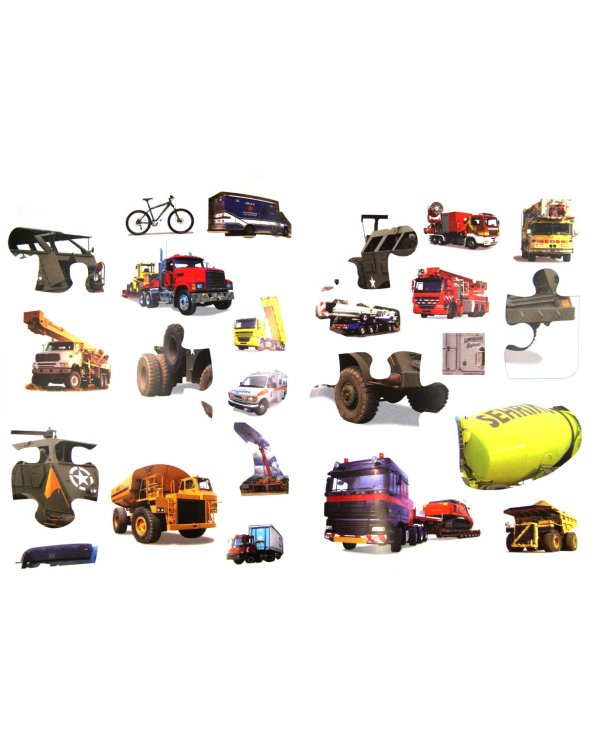 1000 супермашин с наклейками