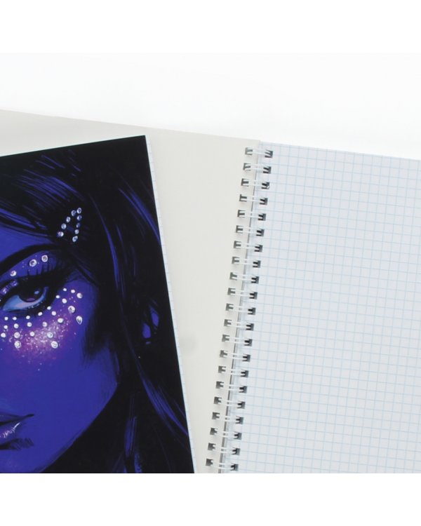 Тетрадь Эйфория, 96 листов, клетка, гребень, в ассортименте