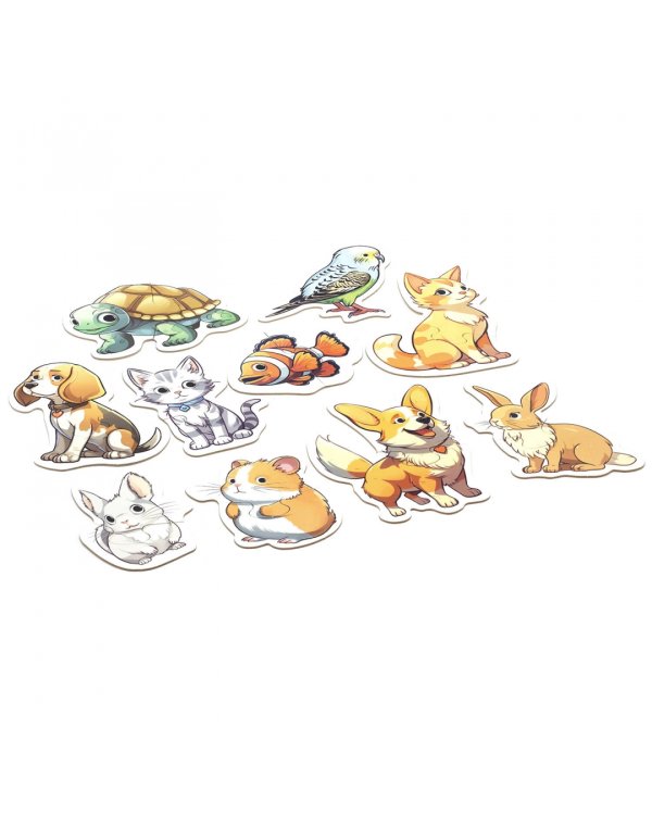 Baby Games. Пазлы-фигурки. Домашние животные