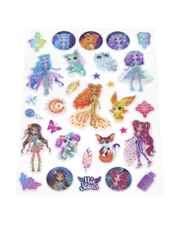 Neo Stars. Наклейки Паффи