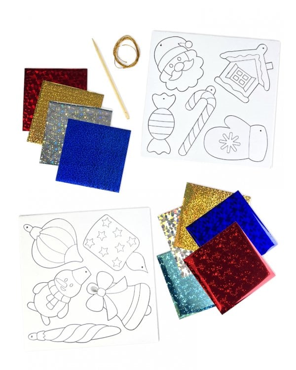 Ёлочные игрушки своими руками с фольгой - 2