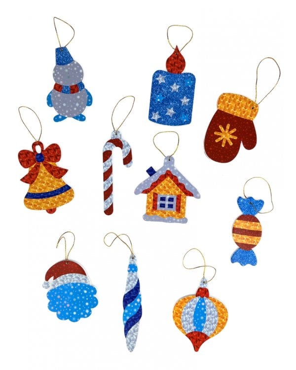 Ёлочные игрушки своими руками с фольгой - 2