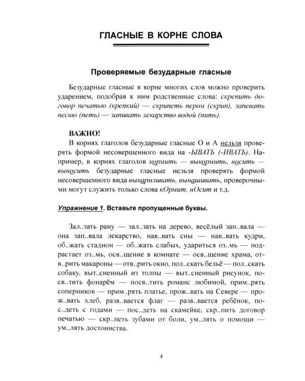 Орфография и пунктуация русского языка. Правила и упражнения. Учебное пособие