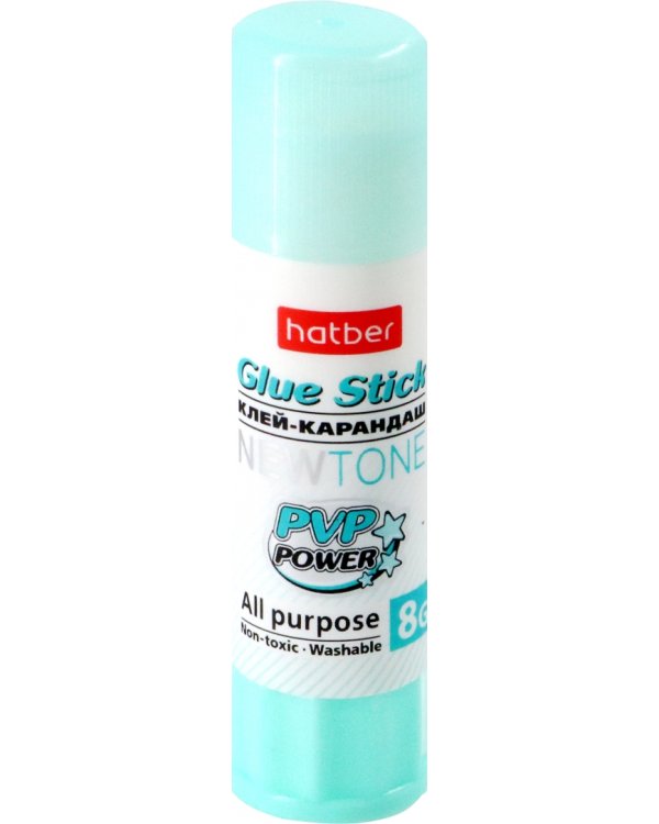 Клей-карандаш NEWtone, 8 гр, в ассортименте