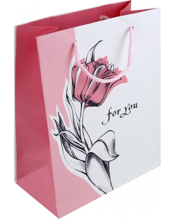 Пакет подарочный Тюльпан For you