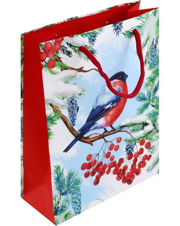Пакет подарочный Снегирь
