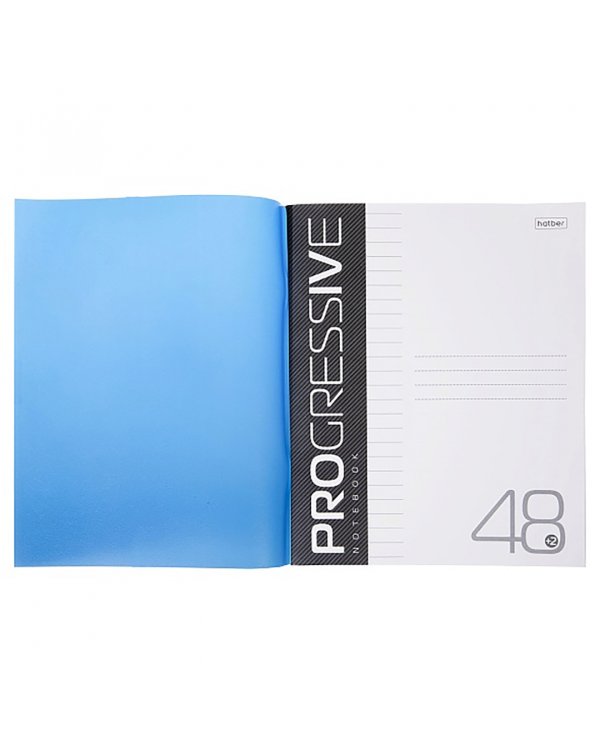 Тетрадь Progressive, синяя, 96 листов, А5, линия