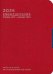 Еженедельник датированный на 2025 год Шеврет глосс. Красный, 80 листов, А6+
