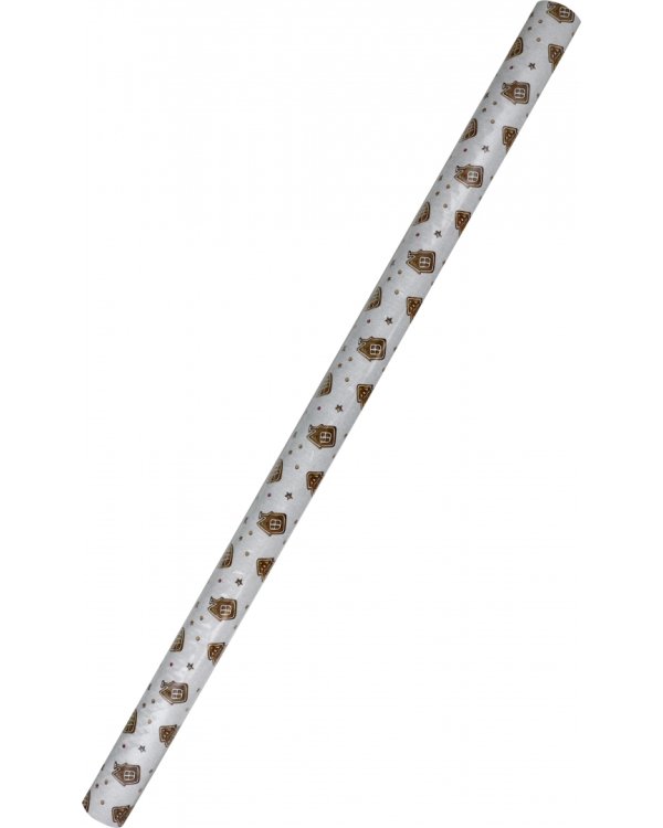 Бумага упаковочная Пряничный узор