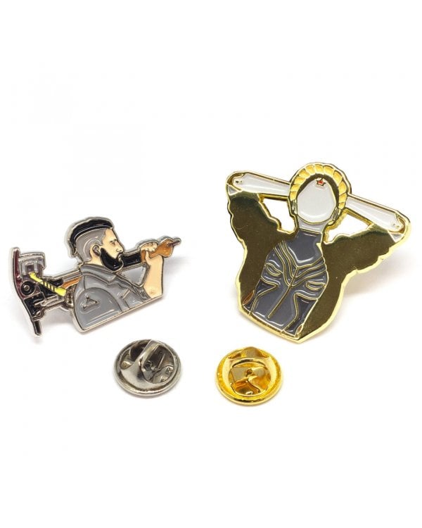 Набор значков Atomic heart. Майор Нечаев