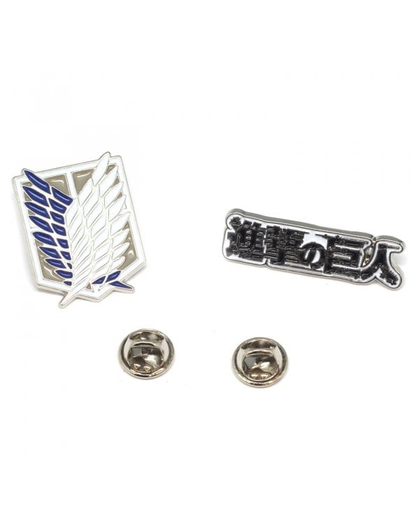 Набор значков Атака Титанов. Знамена