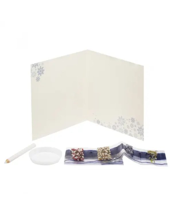 Алмазная открытка Медвежонок с подарком