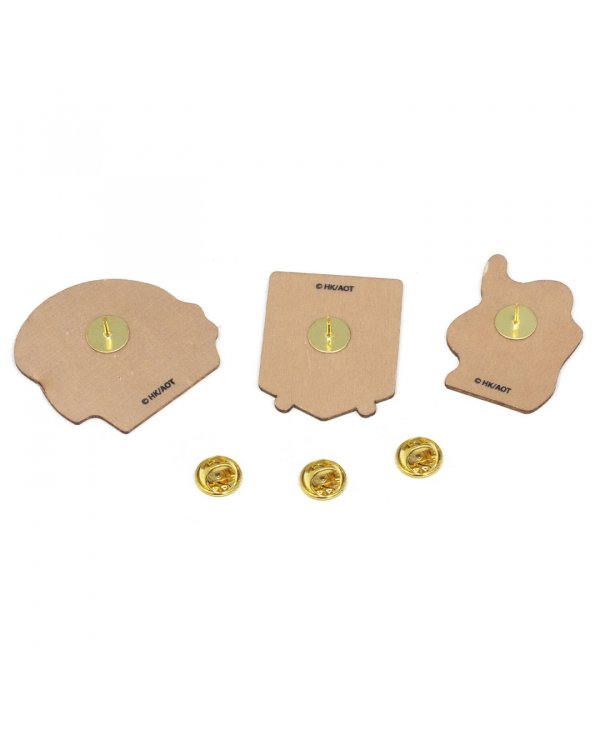 Набор значков Атака Титанов. Леви