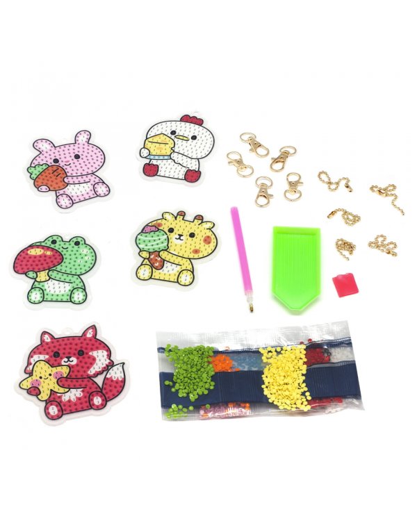 Алмазные брелоки Друзья, 5 штук