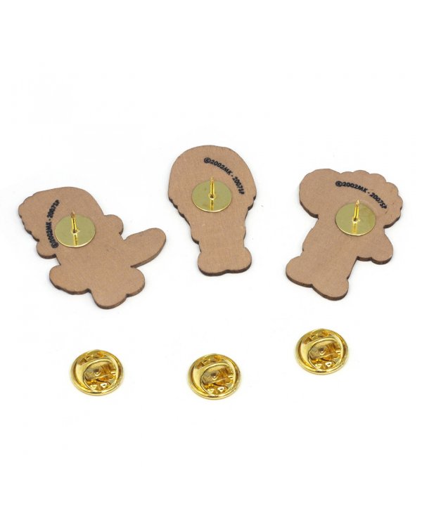 Набор значков Naruto. Чибики Шиппуден Сакура