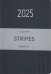 Ежедневник датированный на 2025 год Stripes. Серо-голубой, 176 листов, А5