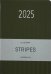 Ежедневник датированный на 2025 год Stripes. Хаки, 176 листов, А5