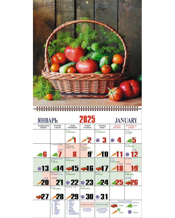 Посевные дни. Календарь для огородников и садоводов