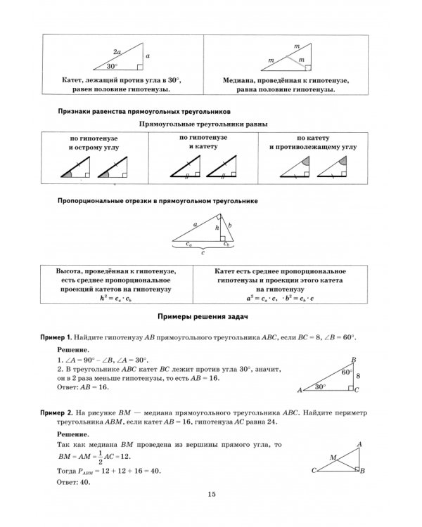 ОГЭ-2025. Математика. Геометрия. Тренажер