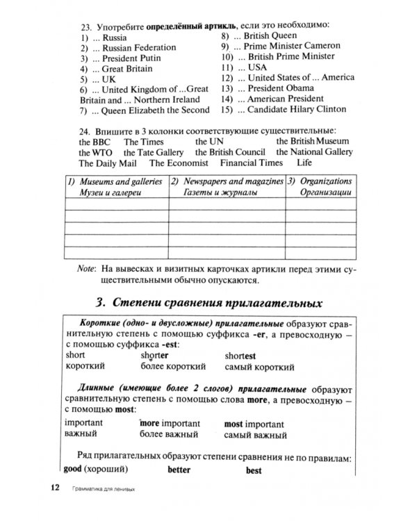 Грамматика английского языка. Самоучитель. Учебник