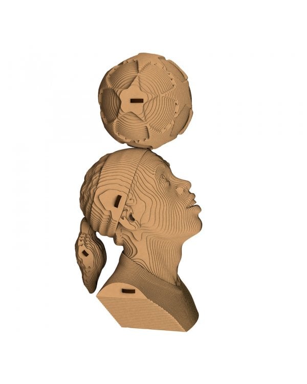 Бюст Рональдиньо с мячом