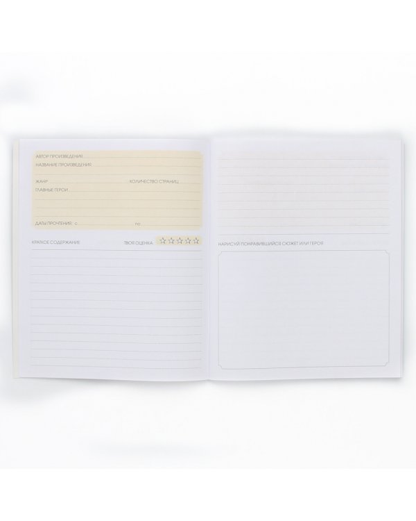 Читательский дневник Сказочные миры, 48 листов