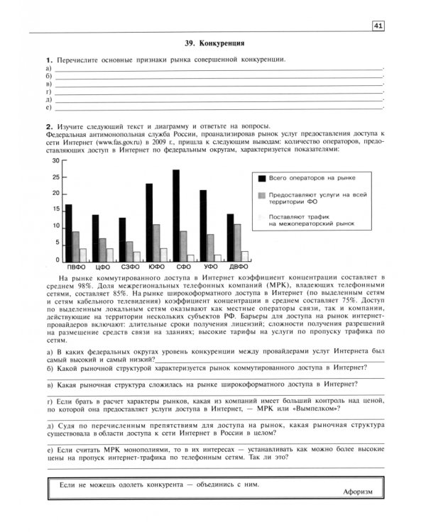 Экономика. 10-11 классы. Универсальная рабочая тетрадь