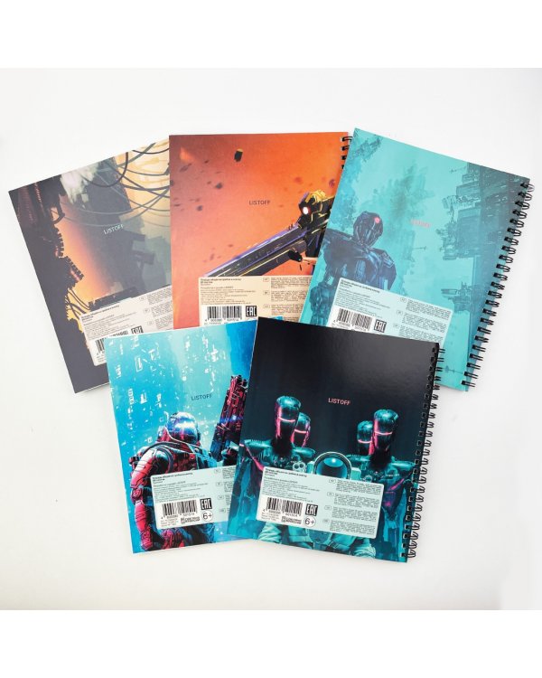 Тетрадь Survivors, 80 листов, клетка, в ассортименте