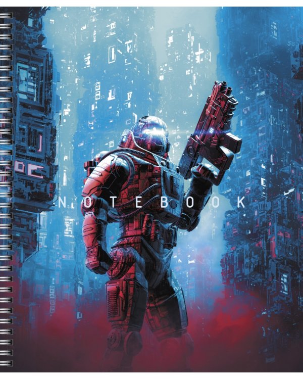 Тетрадь Survivors, 80 листов, клетка, в ассортименте