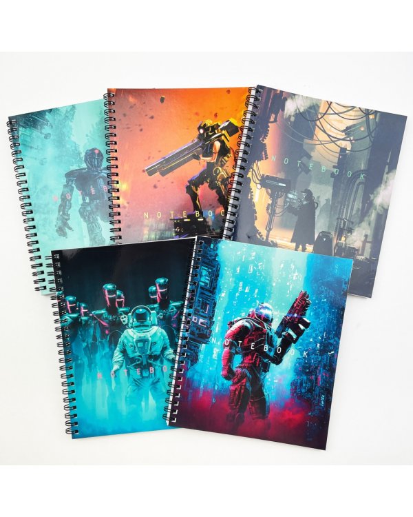 Тетрадь Survivors, 80 листов, клетка, в ассортименте