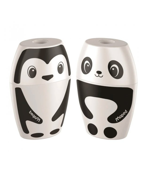 Точилка Shakky, 1 отверстие, с контейнером, в ассортименте