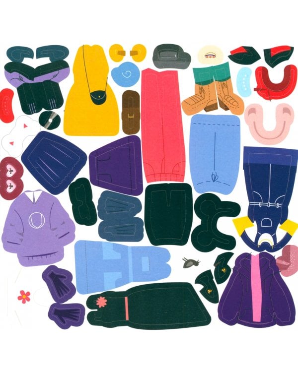 Наряди Софию. 100 веселых наклеек