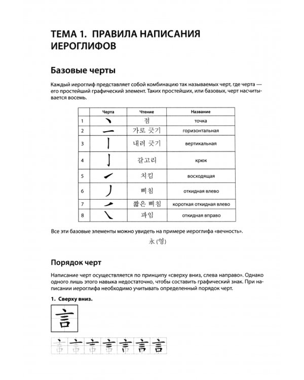 Иероглифика в корейском языке. Ханча. Тренажер для начинающих